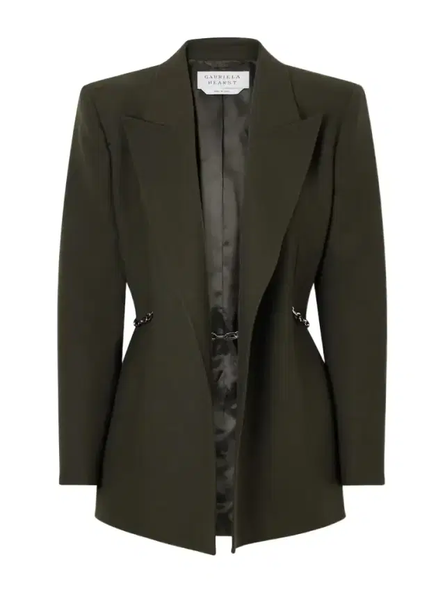 Gabriela Hearst Epona Embellished Virgin Wool Blazer