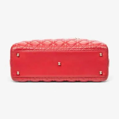 Christian Dior Dior Lady Dior Red Calf Leather Large Zip Shoulder Bag by The Solist | Thumbnail 6 Christian Dior Dior Lady Dior Red Calf Leather Large Zip Shoulder Bag by The Solist | Thumbnail 6