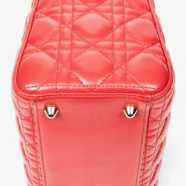 Christian Dior Dior Lady Dior Red Calf Leather Large Zip Shoulder Bag by The Solist | Thumbnail 7 Christian Dior Dior Lady Dior Red Calf Leather Large Zip Shoulder Bag by The Solist | Thumbnail 7
