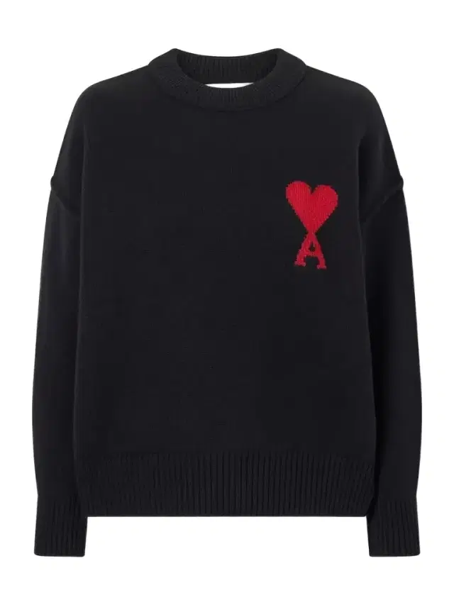 AMI PARIS Intarsia Wool Sweater