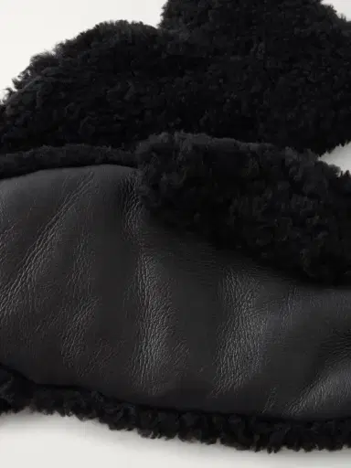 Yves Salomon Shearling Leather-trimmed Gloves | Thumbnail 2