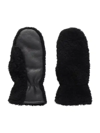 Yves Salomon Shearling Leather-trimmed Gloves | Thumbnail 1