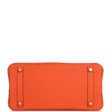 HERMÈS Hermes Birkin 30 Feu Togo Gold Hardware | Thumbnail 6
