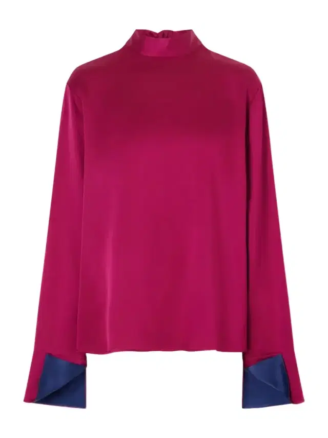 Stella McCartney Tie-detailed Satin Blouse