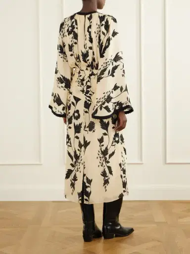 Johanna Ortiz Floral-print Silk-georgette Midi Dress | Thumbnail 3