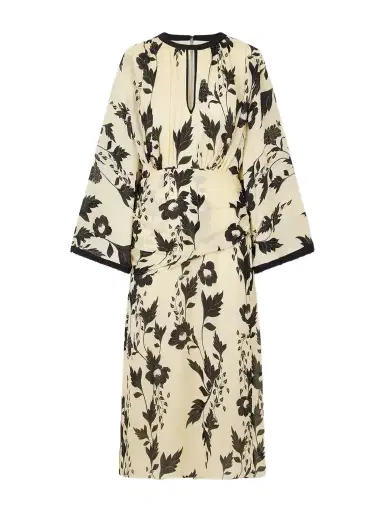 Johanna Ortiz Floral-print Silk-georgette Midi Dress | Thumbnail 1