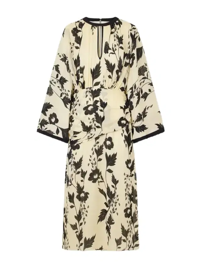 Johanna Ortiz Floral-print Silk-georgette Midi Dress
