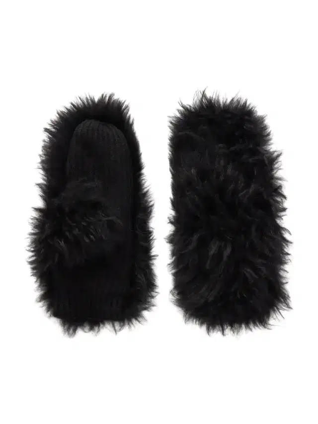 Yves Salomon Shearling Wool And Cashmere-blend Gloves