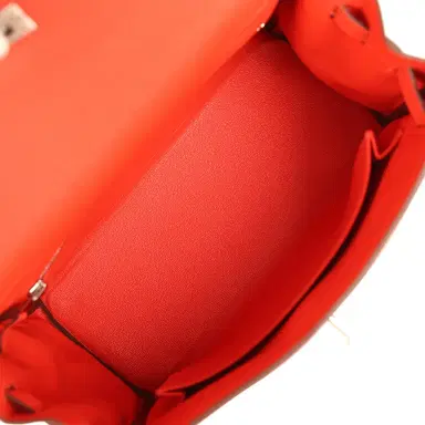 HERMÈS Hermes Kelly Retourne 25 Capucine Togo Palladium Hardware | Thumbnail 8