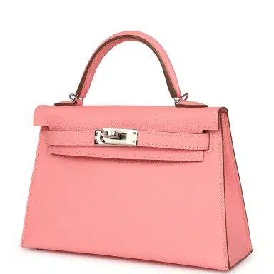 HERMÈS Hermes Kelly Sellier 20 Rose Confetti Epsom Palladium Hardware | Thumbnail 5 HERMÈS Hermes Kelly Sellier 20 Rose Confetti Epsom Palladium Hardware | Thumbnail 5