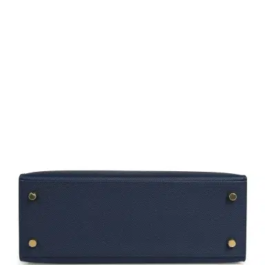 HERMÈS Hermes Kelly Sellier 25 Bleu Navy Epsom Gold Hardware | Thumbnail 6 HERMÈS Hermes Kelly Sellier 25 Bleu Navy Epsom Gold Hardware | Thumbnail 6
