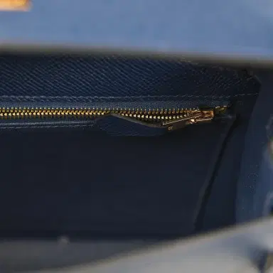 HERMÈS Hermes Kelly Sellier 25 Bleu Navy Epsom Gold Hardware | Thumbnail 8 HERMÈS Hermes Kelly Sellier 25 Bleu Navy Epsom Gold Hardware | Thumbnail 8