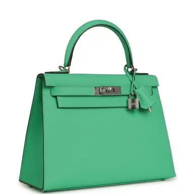 HERMÈS Hermes Kelly Sellier 28 Vert Comics Epsom Palladium Hardware | Thumbnail 2 HERMÈS Hermes Kelly Sellier 28 Vert Comics Epsom Palladium Hardware | Thumbnail 2
