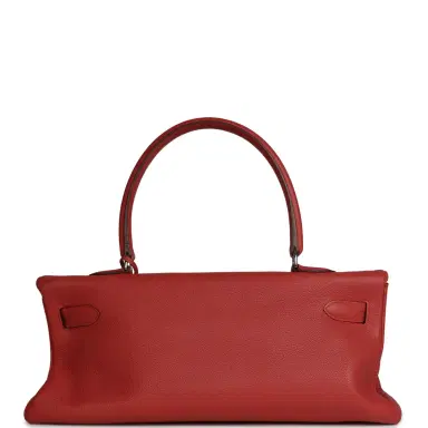 HERMÈS Vintage Hermes Shoulder Kelly 42 JPG Bougainvillea Togo Palladium Hardware | Thumbnail 3 HERMÈS Vintage Hermes Shoulder Kelly 42 JPG Bougainvillea Togo Palladium Hardware | Thumbnail 3