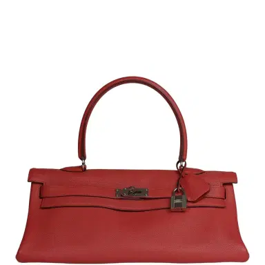 HERMÈS Vintage Hermes Shoulder Kelly 42 JPG Bougainvillea Togo Palladium Hardware | Thumbnail 1 HERMÈS Vintage Hermes Shoulder Kelly 42 JPG Bougainvillea Togo Palladium Hardware | Thumbnail 1