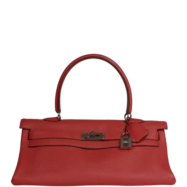 HERMÈS Vintage Hermes Shoulder Kelly 42 JPG Bougainvillea Togo Palladium Hardware