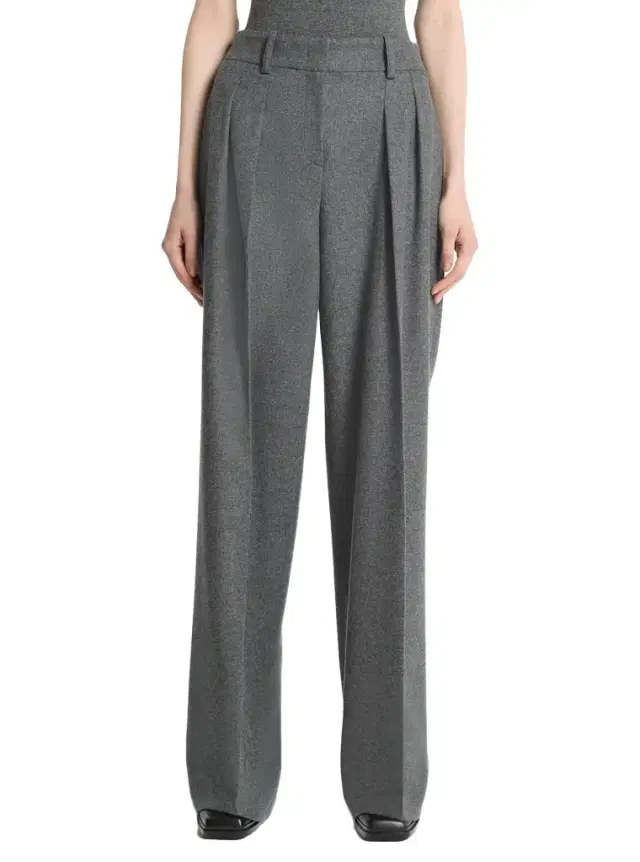 Michael Kors Collection Pleated Wool Flannel Slouch Trousers