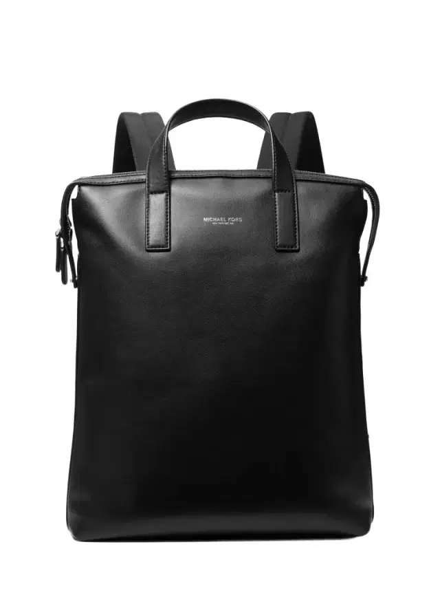 Michael Kors Collection Nicholas Leather Convertible Backpack