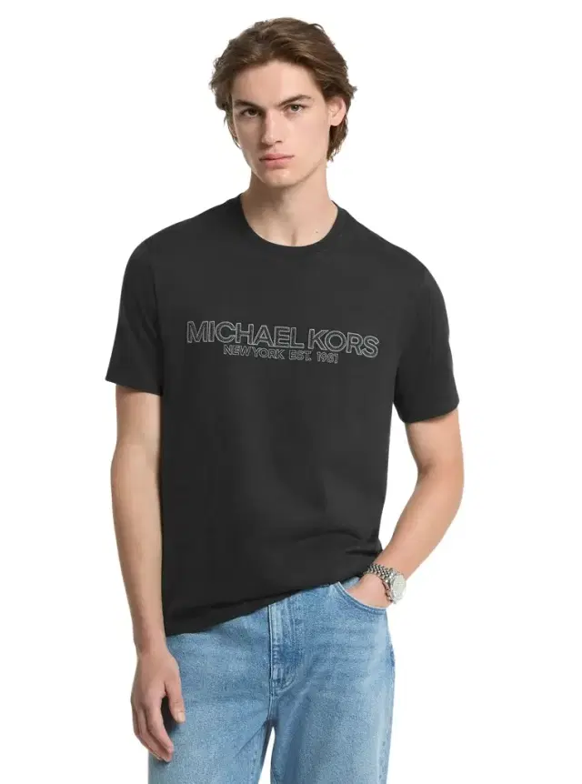 Michael Kors Collection Logo Cotton T-Shirt