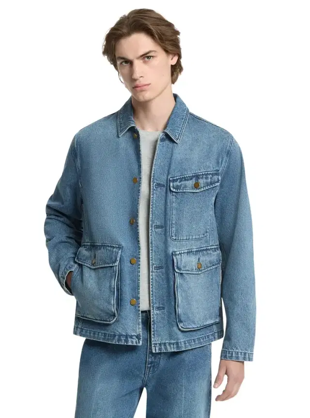 Michael Kors Collection Denim Chore Jacket
