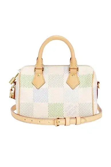 Louis Vuitton Limited Edition Damierlicious Giant Speedy Bandouliere 20 Handbag
