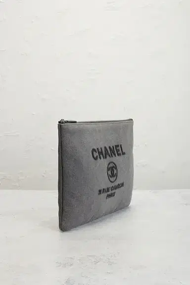 Chanel Chanel Denim Medium Deauville Clutch | Thumbnail 4