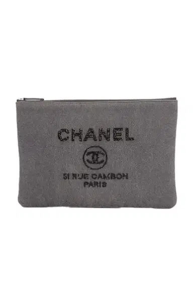 Chanel Chanel Denim Medium Deauville Clutch | Thumbnail 1