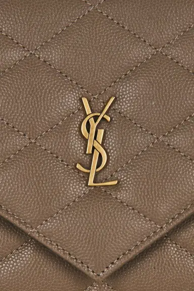 Saint Laurent Grain De Poudre Matelasse Pouch | Thumbnail 7