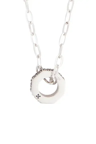 Off-White Hex Nut Chain Pendant Necklace | Thumbnail 2