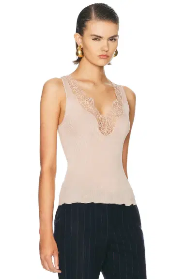 Saint Laurent Lace Tank Top | Thumbnail 2 Saint Laurent Lace Tank Top | Thumbnail 2