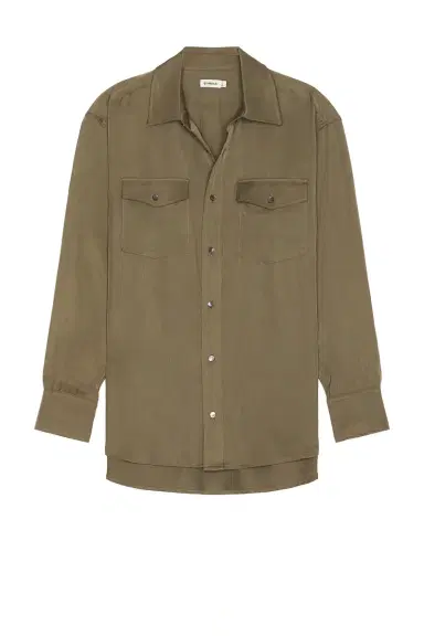 Simkhai Carter Refined Workwear Shirt | Thumbnail 4