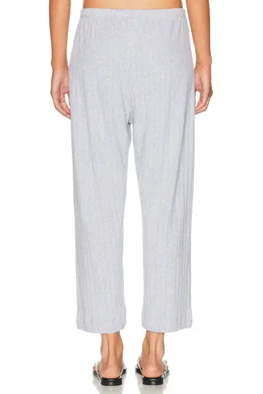 LESET Pointelle Crop Wide Leg Pant | Thumbnail 5