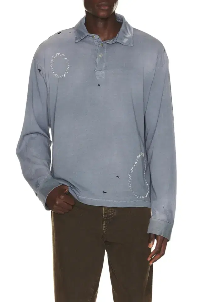 Strike Oil Thrashed Rugby Polo