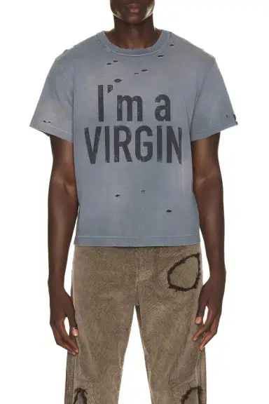 Strike Oil I'm A Virgin Tee | Thumbnail 1