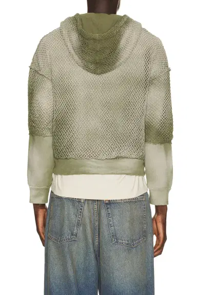 Strike Oil Double Sleeve Net Zip Hoodie | Thumbnail 2