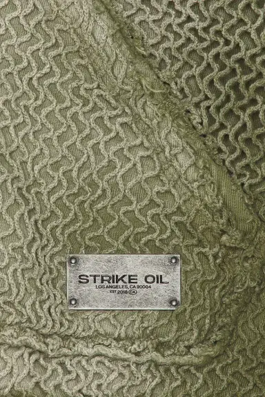 Strike Oil Double Sleeve Net Zip Hoodie | Thumbnail 5