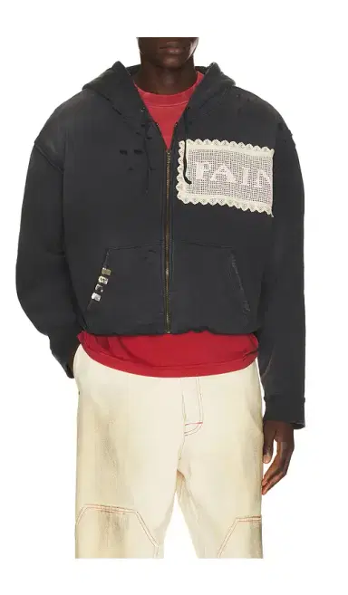Strike Oil Pain Bubble Zip Hoodie | Thumbnail 6