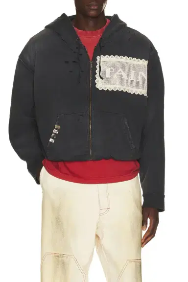 Strike Oil Pain Bubble Zip Hoodie | Thumbnail 1