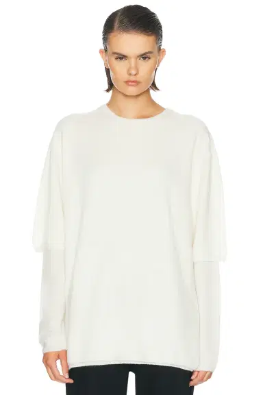 Nour Hammour Cobain Layered Knit Sweater | Thumbnail 2
