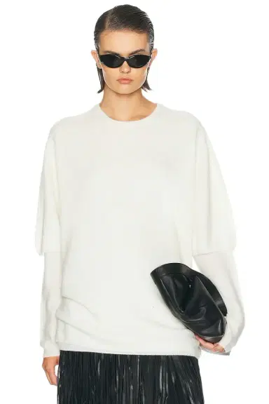 Nour Hammour Cobain Layered Knit Sweater | Thumbnail 1