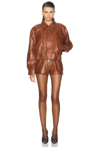 Retrofête Valesia Leather Short | Thumbnail 5 Retrofête Valesia Leather Short | Thumbnail 5