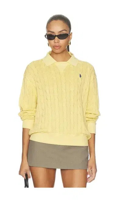 Polo Ralph Lauren Cotton Long Sleeve Polo Knit Collar Polo | Thumbnail 1 Polo Ralph Lauren Cotton Long Sleeve Polo Knit Collar Polo | Thumbnail 1