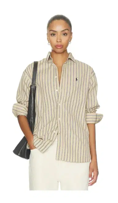 Polo Ralph Lauren Cotton Long Sleeve Blouse | Thumbnail 1
