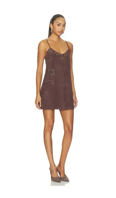 Understated Leather Saddle Up Slip Dress | Thumbnail 2