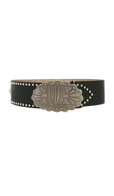 Understated Leather Oversized Buckle Belt | Thumbnail 1
