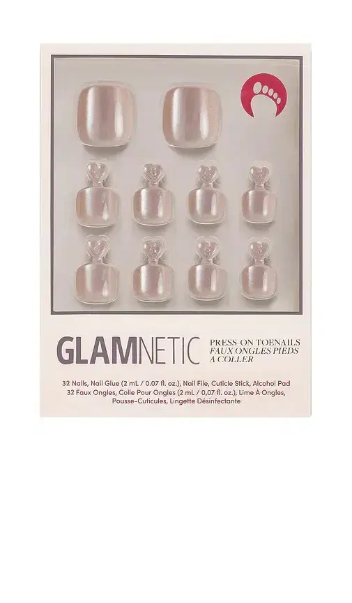Glamnetic Pure Intentions Press-On Toenails