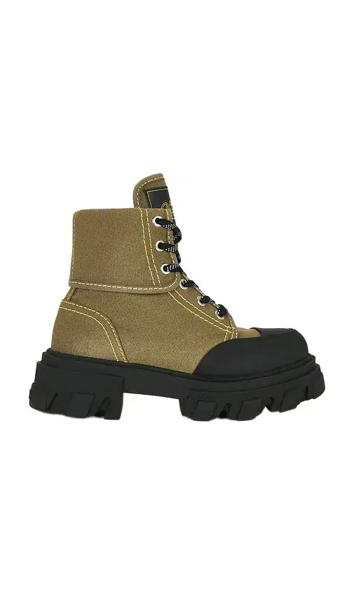 Ganni Cleated Canvas Trail Boot