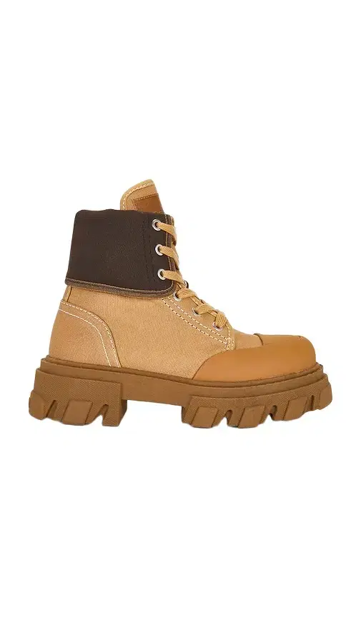 Ganni Cleated Canvas Trail Boot