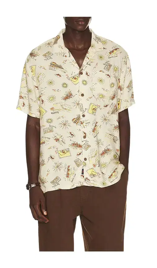 Faherty Short Sleeve Kona Camp Shirt