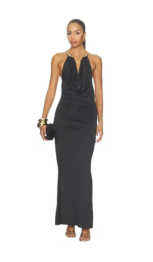 superdown Delanee Halter Maxi Dress